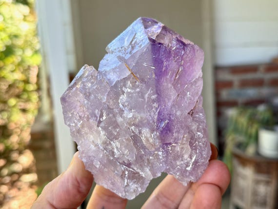 Amethyst Dissolution Quartz, Hydrothermally Etched with Trigons, 364g, New Find, Spiritual Evolution & Transformation, Brazil W271