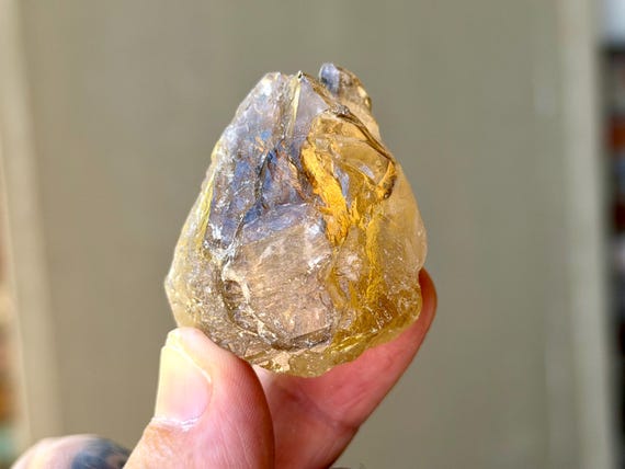 Elestial Citrine, 58g, Manifestation & Creativity, Aracuai, Minas Gerais, Brazil B421