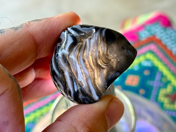 Enhydro Ocean Agate, Ancient Moving Water, 32g, Rare Find, Earth & Water Elements, Stability and Self-Reliance, Brazil A677