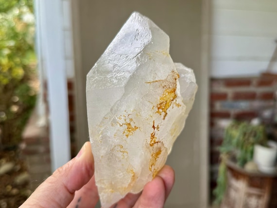 Trigonic Dissolution Quartz from Francisco Sa, 906g, New Find, Spiritual Evolution & Transformation, Minas Gerais, Brazil V112
