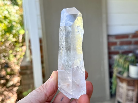 Lightning Strike Quartz, Water Clear, 370g, Rare Find, Amplify Prana & Chi, Diamantina, Minas Gerais, Brazil W256