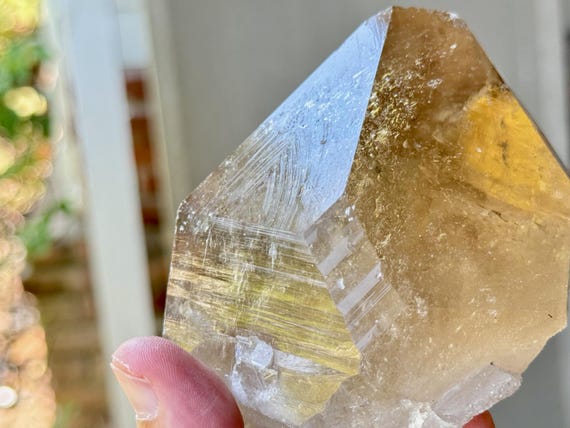 Cathedral Citrine from Cruzeiro Mine, Double Terminated with Record Keepers & Time Link, 781g, Minas Gerais, Brazil W466