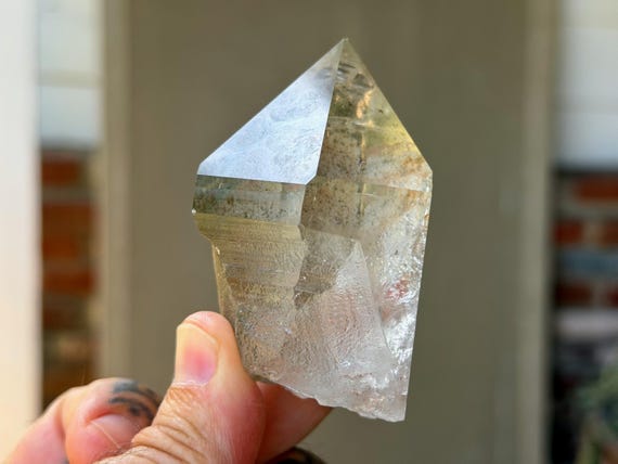 Lodolite Quartz, Isis Crystal, Water Clear, 150g, New Find, Corinto, Minas Gerais, Brazil V719