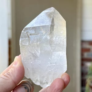 Lemurian Quartz, Double Terminated, 325g, New Find, High Quality Lemurian, Bahia, Brazil V074