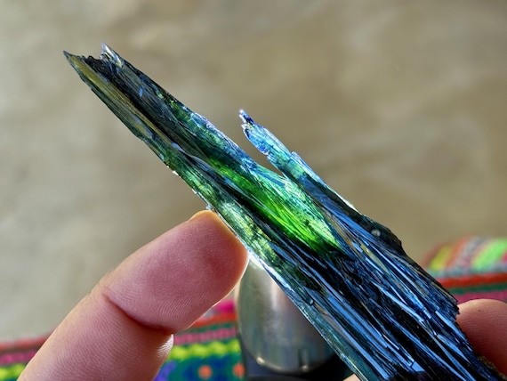 Vivianite with Blue & Green Hues, Natural Formation, 31g, New Find, Heart Chakra, Visualization and Forgiveness, Amazonas, Brazil T723