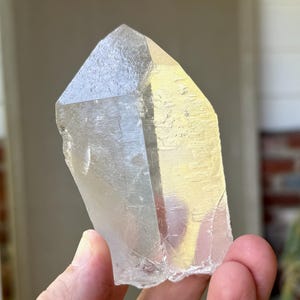 Trigonic Dissolution Quartz from Francisco Sa, 207g, New Find, Spiritual Evolution and Transformation, Minas Gerais, Brazil W978