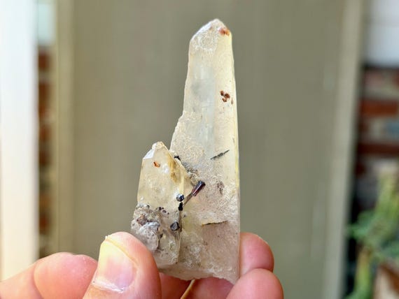 Red Rutile Quartz, 47g, New Find, Stimulating Energy & Passion, Diamantina, Minas Gerais, Brazil B014