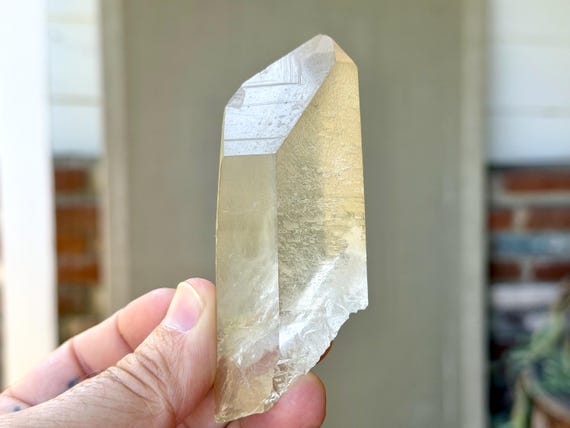 Golden Healer Starbrary Quartz, Channeling Formation with Record Keeper, 165g, Corinto, Minas Gerais, Brazil B611