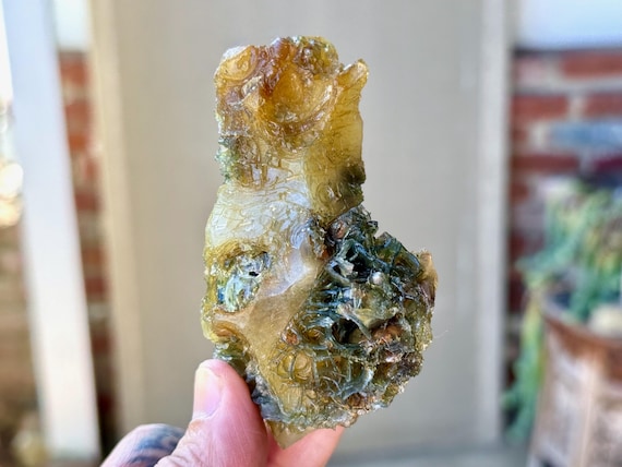 Black Mountain Gobi Agate, Fossilized Impressions, 174g, Naturally Formed, Earth & Water Energies, China V275