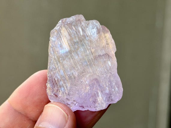 Purple Kunzite, Naturally Etched, 48g, Heart Chakra, Kunar Province, Afghanistan B584