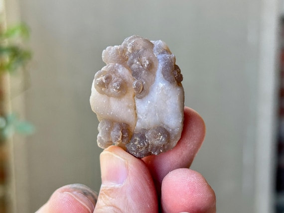 Brown Chalcedony Nodule, Botryoidal Womb Ball, 36g, Nurturing Energy, Reproductive Health, For New Mothers, Morocco S388