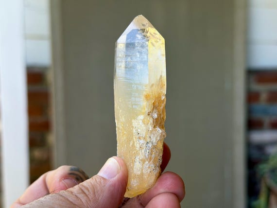 Blue Smoke Quartz, Water Clear, 85g, La Belleza Mine, Santander, Colombia B575