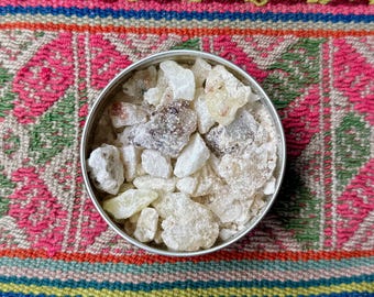 オアハカ産コパルブランコ、プレミアムホワイトコパル樹脂、100%天然、オーガニック、倫理的に手摘み、浄化作用とエネルギー浄化作用