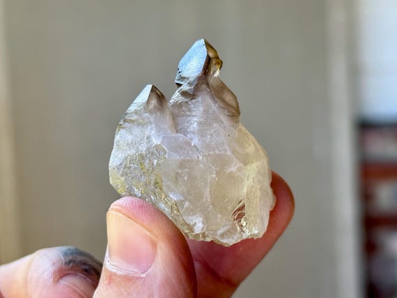 Elestial Smoky Citrine, Sceptered Growth, 36g, Creativity & Manifestation, Aracuai, Minas Gerais, Brazil A181