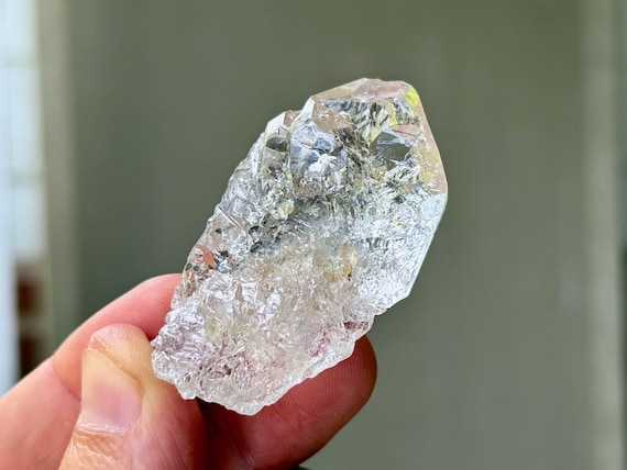 Ice Quartz, AAA Water Clear, 41g, Spiritual Evolution & Transformation, Diamantina, Minas Gerais, Brazil T543