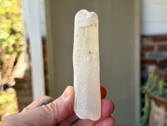 Seaglass Quartz, Naturally Smooth Hydrothermal Crystal, 127g, Spiritual Transformation, Corinto, Minas Gerais, Brazil B292