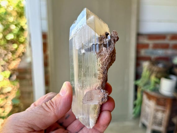 Bermejillo Selenite with White Phantom, 164g, Purification & Energetic Cleansing, Durango, Mexico V543