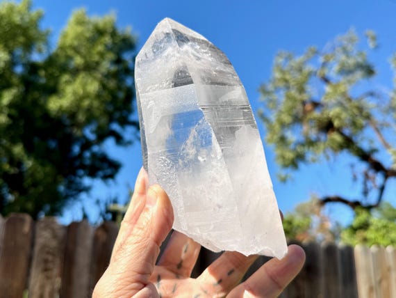 Lemurian Quartz, All Natural, 1.3 Kilo, New Find, High-Grade Lemurian, Bahia, Brazil V136
