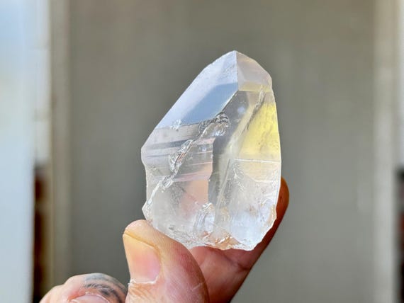 Lightning Strike Lemurian Quartz, 64g, Rare Find, Amplify Prana and Chi, Minas Gerais, Brazil R954