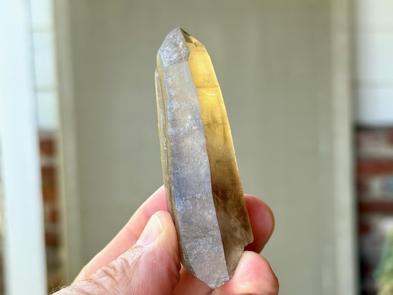 Pele's Dream Lemurian Citrine, All Natural, 70g, New Find, Crystal for Shadow Work & Trauma Healing, Goias, Brazil T406