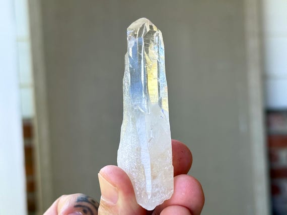 Cathedral Quartz, Water Clear, 63g, Old Find, Lightbrary Quartz, Akashic Record, Jenipapo, Minas Gerais, Brazil T476