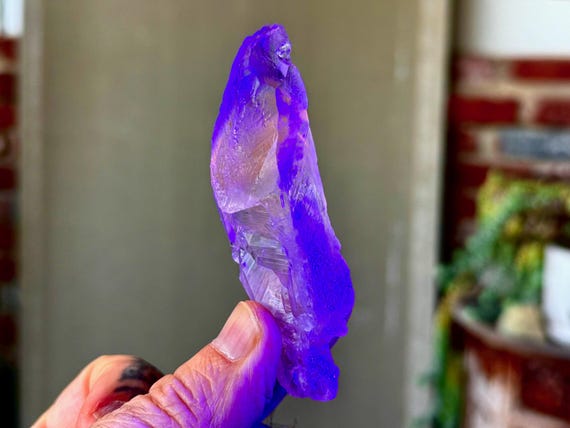 Powellite Phantom Root Quartz, UV Reactive, 70g, Natural, Raw & Unpolished, Bahia, Brazil A247