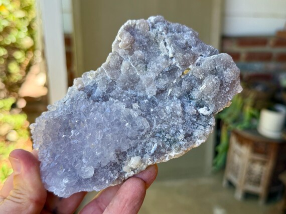 Amethyst Flower Quartz, Plate Formation, 334g, New Find, Spiritual Purification, Rio Grande do Sul, Brazil V514