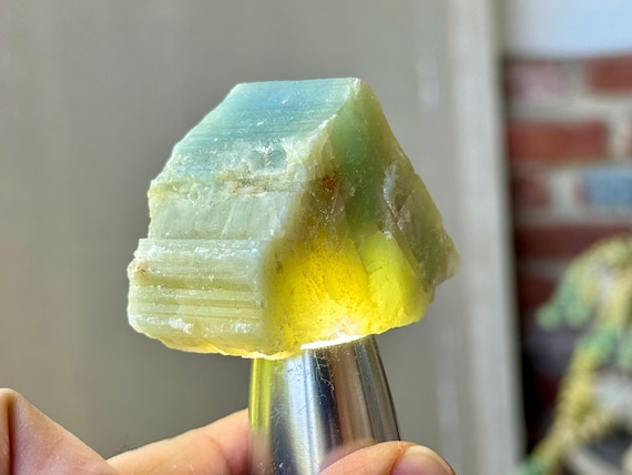 Aquamarine, Natural Formation, 110g, Throat Chakra Crystal for Self-Expression, Bahia, Brazil S496