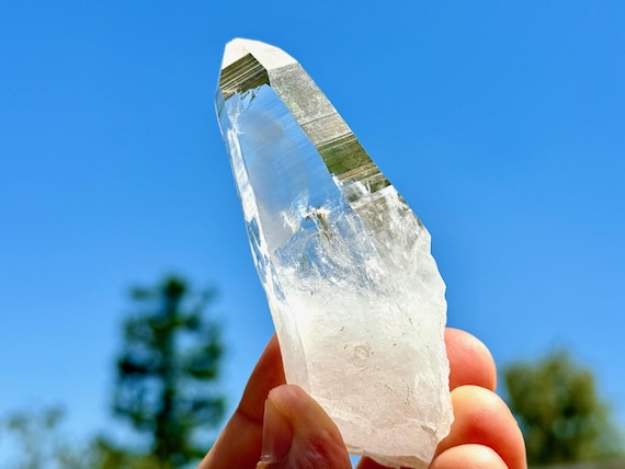 Lemurian Quartz, AAA Water Clear, 99g, Rare Find, Peñas Blancas, Boyaca, Colombia R550