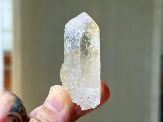 Trigonic Dissolution Quartz, 60g, New Find, Spiritual Evolution and Transformation, Corinto, Minas Gerais, Brazil S975