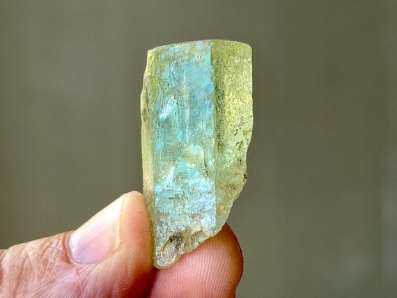 Aquador, Natural Blue & Golden Beryl, 14.7g, Aquamarine Helidor Hybrid, Padre Paraíso, Minas Gerais, Brazil B125