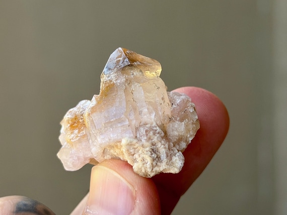 Canga Rose Quartz & Smoky Quartz, 23g, New Find, Taquaral, Minas Gerais, Brazil B462