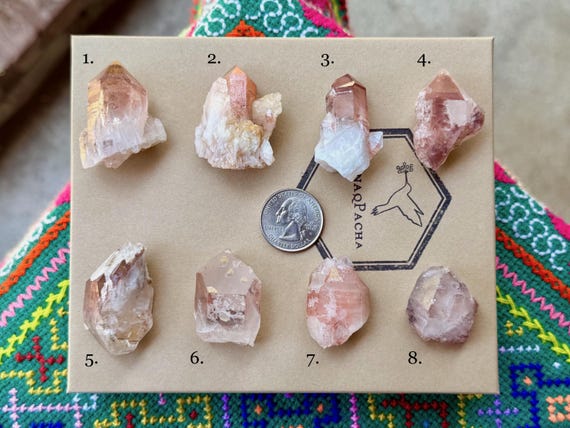 Red Dragon Quartz, Choose ONE of Eight, Hematite-Included Crystals, Bahia, Brazil B325