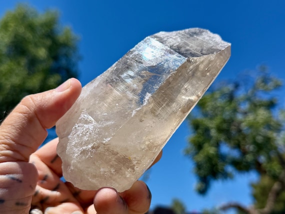 Russian Lemurian Quartz, Double Terminated, 471g, Original Find, Yuzhnyi Quarry, Oblast, Russia V692