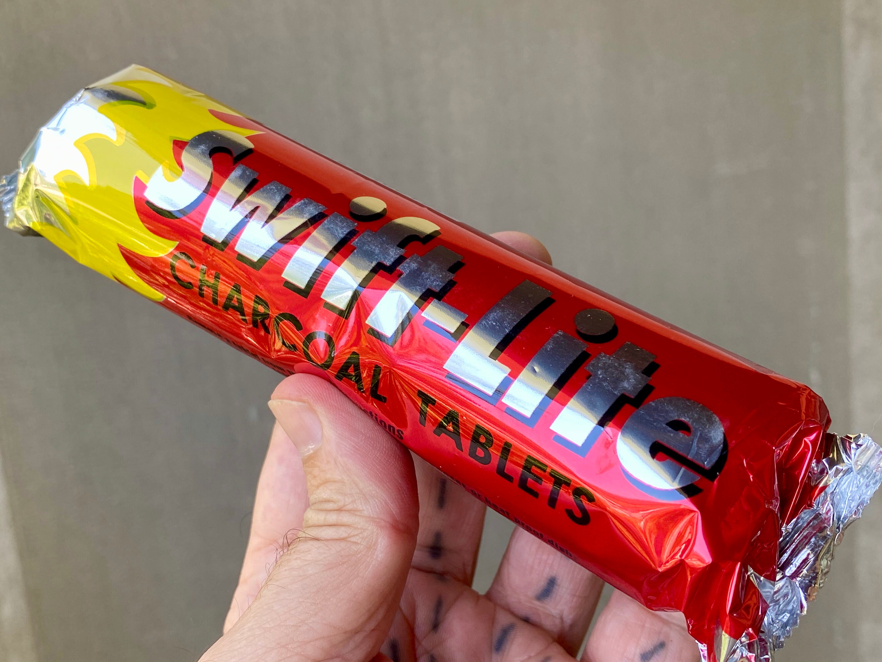 Charcoal Discs for Burning Powder and Resin Incense, 1 Roll (10 Discs