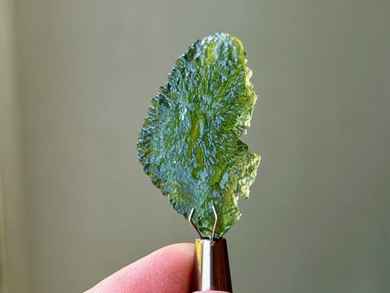 Moldavite, 6.1g, Extraterrestrial Interplanetary Crystal, Natural & Authentic, Chlum, Czech Republic A979