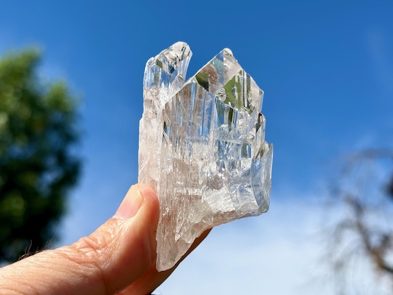 Bermejillo Selenite, Water Clear, 67g, Purification & Energetic Cleansing, Durango, Mexico A509