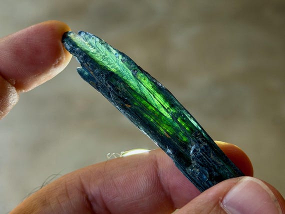 Vivianite, Natural Blue & Green Hues, 16g, Heart Chakra, Visualization and Forgiveness, Amazonas, Brazil B395