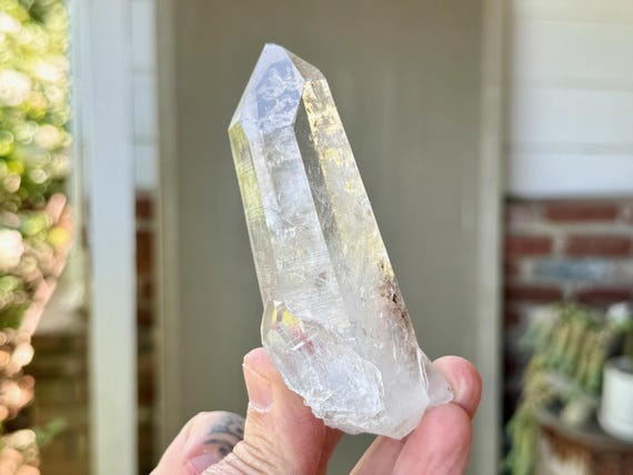 Lemurian Quartz, Mother & Child Formation, 223g, Old Find, AAA Water Clear, Santander, Colombia X796