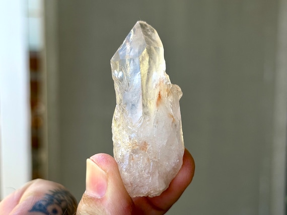 Lightning Strike Lemurian Quartz, 38g, Amplify Prana and Chi, Serra do Cabral, Minas Gerais, Brazil B070