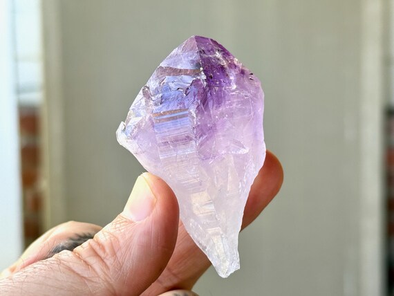 Root Amethyst, Goethite Inclusions, 65g, New Find, Spiritual Purification & Cleansing, Rio Grande do Sul, Brazil A487