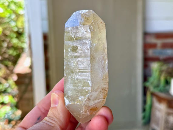 Russian Lemurian Quartz, Sacred Scribe, Golden Healer & Double Terminated, 226g, Original Find, Yuzhnyi Quarry, Oblast, Russia A724