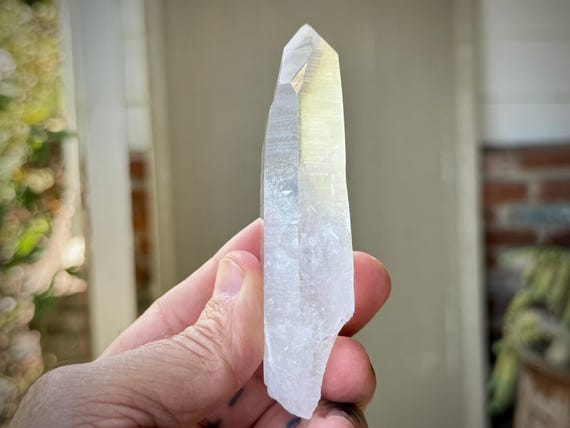 Lemurian Quartz from the Serra do Cabral Mountains, Channeling Formation, 104g, New Find, Minas Gerais, Brazil R651