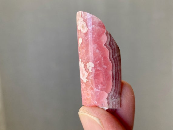 Rhodochrosite Crystal, Semi-Polished Natural Bubblegum Rhodochrosite, Heart Opener, Heart Healer, Divine Feminine, Argentina P158