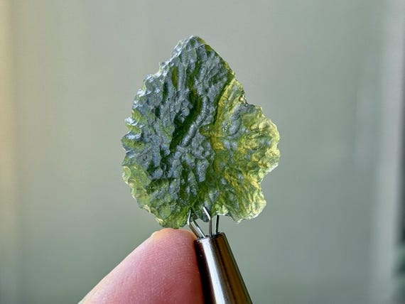 Moldavite, Authentic High-Grade Moldavite, 7.3g, Interplanetary Extraterrestrial Crystal, Chlum, Czech Republic A665