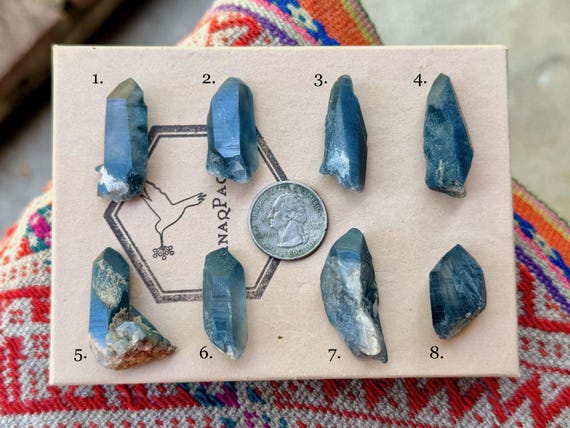 Blue Tara Nightshade Quartz, Choose ONE of Eight, Intuition & Problem Solving, Itacambira, Minas Gerais, Brazil B018