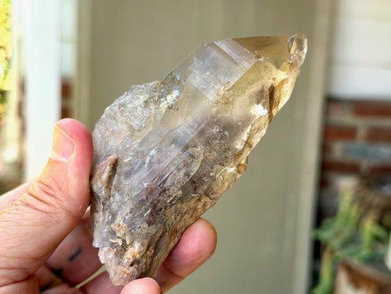 White Amphibole Quartz, 212g, New Find, Third Eye & Crown Chakra, Guardian Angels, Diamantina, Minas Gerais, Brazil V534