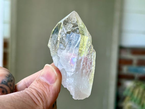 Jenipapo Cathedral Quartz, 78g, Old Find, Highest Quality, Water Clear Lightbrary Quartz, Akashic Record Access, Minas Gerais, Brazil S916