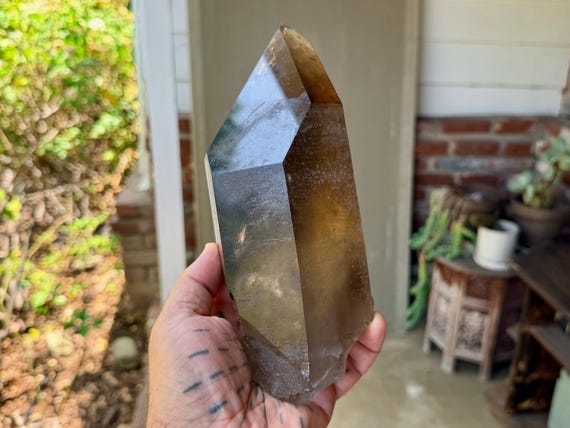 Smoky Quartz, Isis Crystal, 2.2 Kilo, Root Chakra, Grounding & Protection, Aracuai, Minas Gerais, Brazil V572