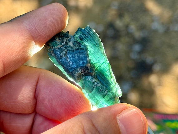 Blue-Green Tourmaline, 16g, New Find, Taquaral, Minas Gerais, Brazil B625